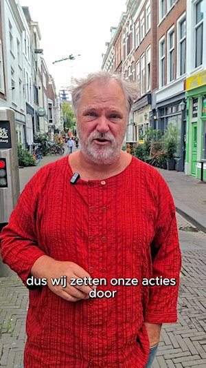 Still uit video Spekman in rood: wij zetten onze acties door